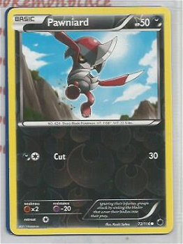 pawniard 72/116 (reverse foil) BW Plasma Freeze - 1