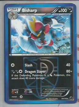 bisharp rare (reverse foil) 73/116 BW Plasma Freeze - 1