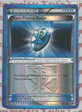 Team Plasma Badge 104/116 (reverse foil) BW Plasma Freeze - nr. 1