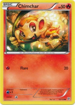 Chimchar - 15/135 BW Plasma Storm - 1