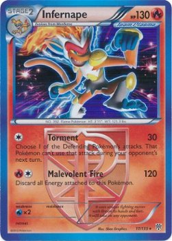 Infernape holo 17/135 BW Plasma Storm - 1