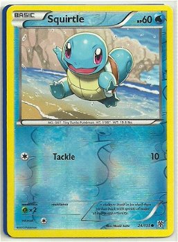 Squirtle - 24/135 (reverse foil) BW Plasma Storm - 1