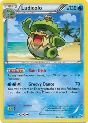 Ludicolo - 31/135 Rare BW Plasma Storm - nr. 1