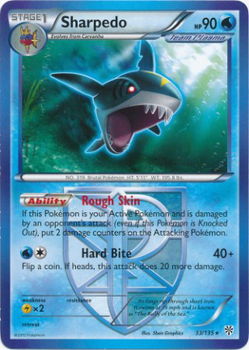 Sharpedo - 33/135 Rare BW Plasma Storm - 1