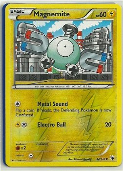 Magnemite - 42/135 (reverse foil) BW Plasma Storm - 1