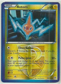 Rotom - 49/135 (reverse foil) BW Plasma Storm - 1