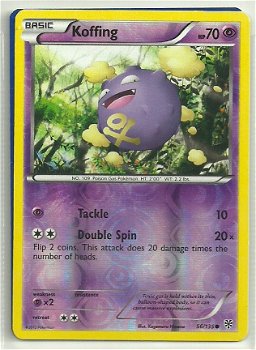 Koffing - 56/135 (reverse foil) BW Plasma Storm - 1