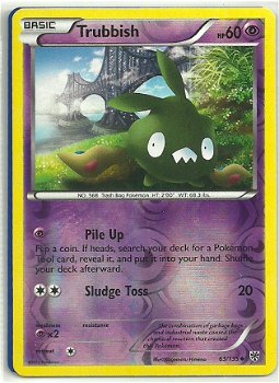 Trubbish - 63/135 (reverse foil) BW Plasma Storm - 1