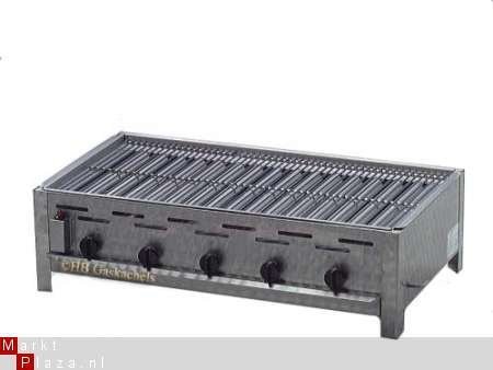 Professionele Horeca - Slagers gas barbecue RVS V2A Klasse A - 4