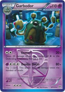 Garbodor  67/135 Rare BW Plasma Storm