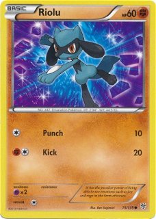 Riolu - 75/135 BW Plasma Storm