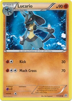 Lucario - 77/135 BW Plasma Storm - 1