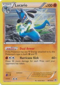 Lucario holo 78/135 BW Plasma Storm - 1