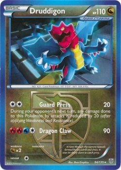 Druddigon - 94/135, Rare BW Plasma Storm - 1