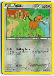 Doduo - 99/135 (reverse foil) BW Plasma Storm