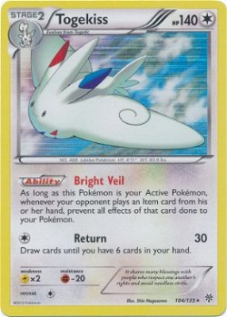 Togekiss holo 104/135 BW Plasma Storm - 1