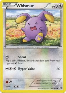 Whismur - 105/135  BW Plasma Storm