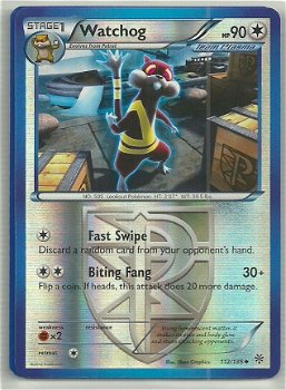 Watchog - 112/135 (reverse foil) BW Plasma Storm - 1