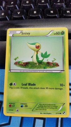 Snivy - 2/114 Black and White