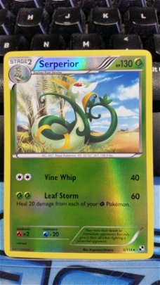 Serperior holo 5/114 (reverse foil) Black and White