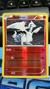 Reshiram holo 26/114 (reverse foil) Black and White - 1