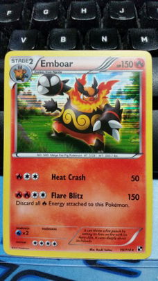 Emboar holo 19/114  Black and White