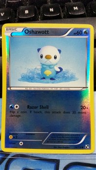 Oshawott - 28/114 (reverse foil) Black and White - 1