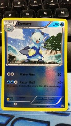 Dewott - 29/114 (reverse foil) Black and White