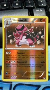 Krookodile holo 65/114 (reverse foil) Black and White - 1