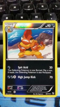 Scrafty - 69/114 Rare (reverse foil) Black and White - 1