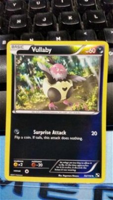 Vullaby - 72/114 (reverse foil) Black and White