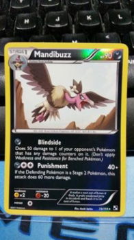 Mandibuzz - 73/114 Rare (reverse foil) Black and White - 1