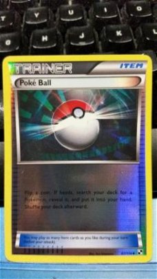 Poke Ball - 97/114 (reverse foil) Black and White