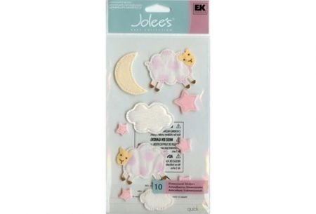 jolee's boutique XL pink sheep&moon - 1