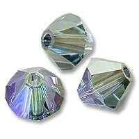 Swarovski 5301 Aquamarine Satin 4mm Per Stuk - 1