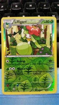 Lilligant 17/149 Rare (reverse foil) BW Boundaries Crossed - 1