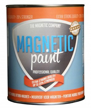 Magneetverf Magnetic Paint, extra strong lichtgrijs 1 Liter - 1