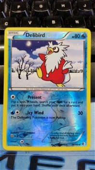 Delibird 38/149 (reverse foil) BW Boundaries Crossed - 1