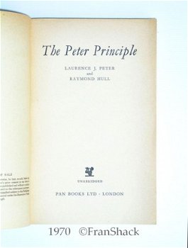 [1970] The Peter Principle, Peter and Hull, PAN Books - 2