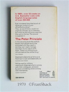 [1970] The Peter Principle, Peter and Hull, PAN Books - 4