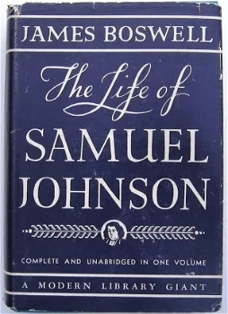 The Life of Samuel Johnson - James Boswell Engeland 18e eeuw - 1