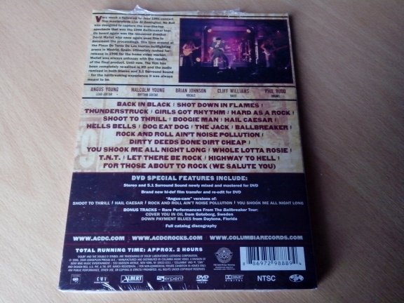 Ac dc no bull dvd nieuw en geseald - Afbeelding 2