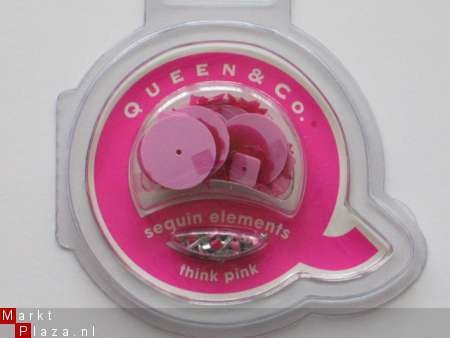 OPRUIMING: queen&co sassy sequins pink - 1