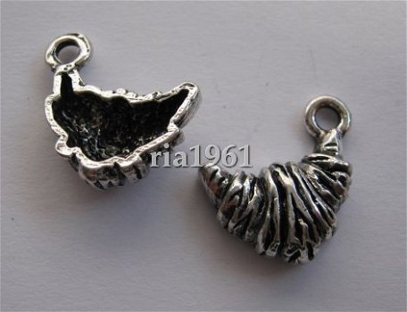 bedeltje/charm keuken : croissant - 17x14 mm - 1