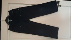 Pointer donker blauwe broek met grote zakken maat 140