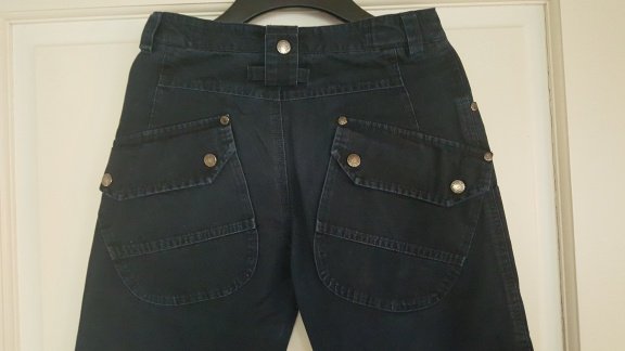 Pointer donker blauwe broek met grote zakken maat 140 - 4