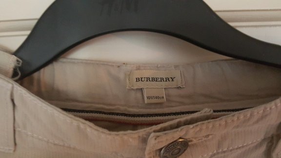 Burberry beige broek maat 140 - 3