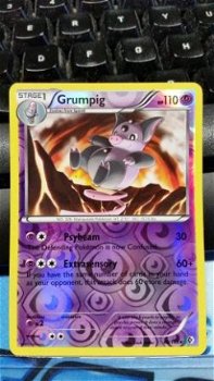 Grumpig 60/149 Rare (reverse foil) BW Boundaries Crossed - 1