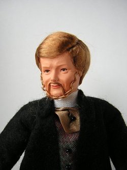 caco popje 14 cm victoriaanse man - nr. 1