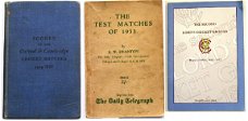 Scores of Cricket Matches between Oxford & Cambridge 1898 +2